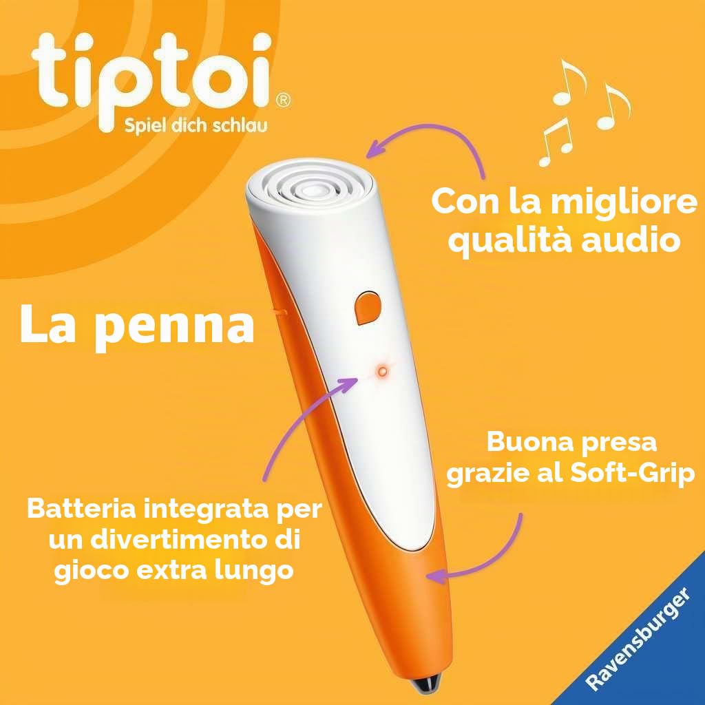 Ravensburger tiptoi Starter Set 00114: Penna e Libro sulla Fattoria - Sistema di apprendimento per Bambini dai 4 Anni in su