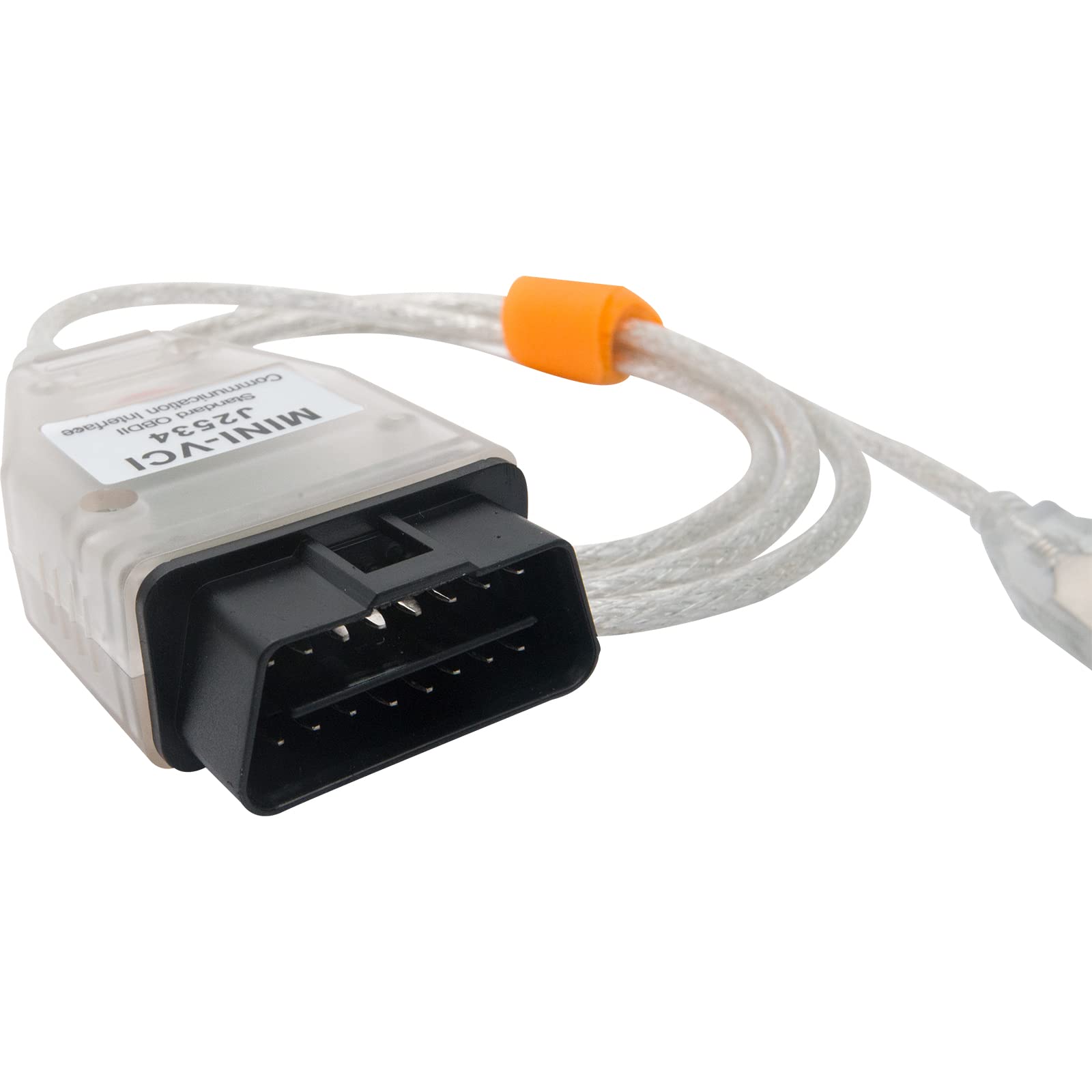 Riloer OBD2 strumento di scansione diagnostica, 1.5M Mini cavo strumento diagnostico cavo scanner Mini VCI 16Pin cavo di interfaccia, per T0Y0TA TIS L-exus T-echstream