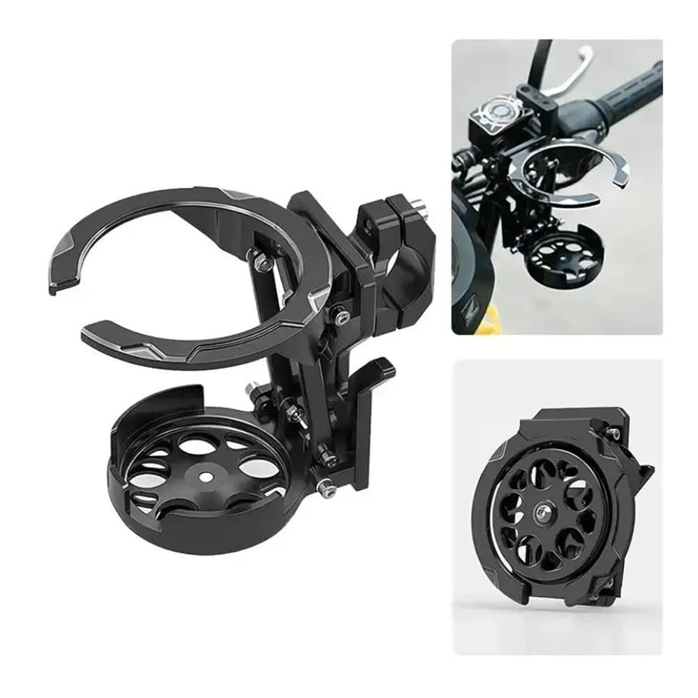 Portabotellas Motocicleta Portavasos Plegable para Motocicleta, Soporte Ligero Y Ajustable para Botella De Agua para Bicicleta Eléctrica, Accesorios Deportivos para Ciclismo