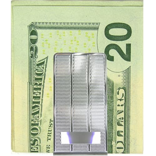 Money Clip in Silver Euro Size & Design MC065 FINEST-31718-NF
