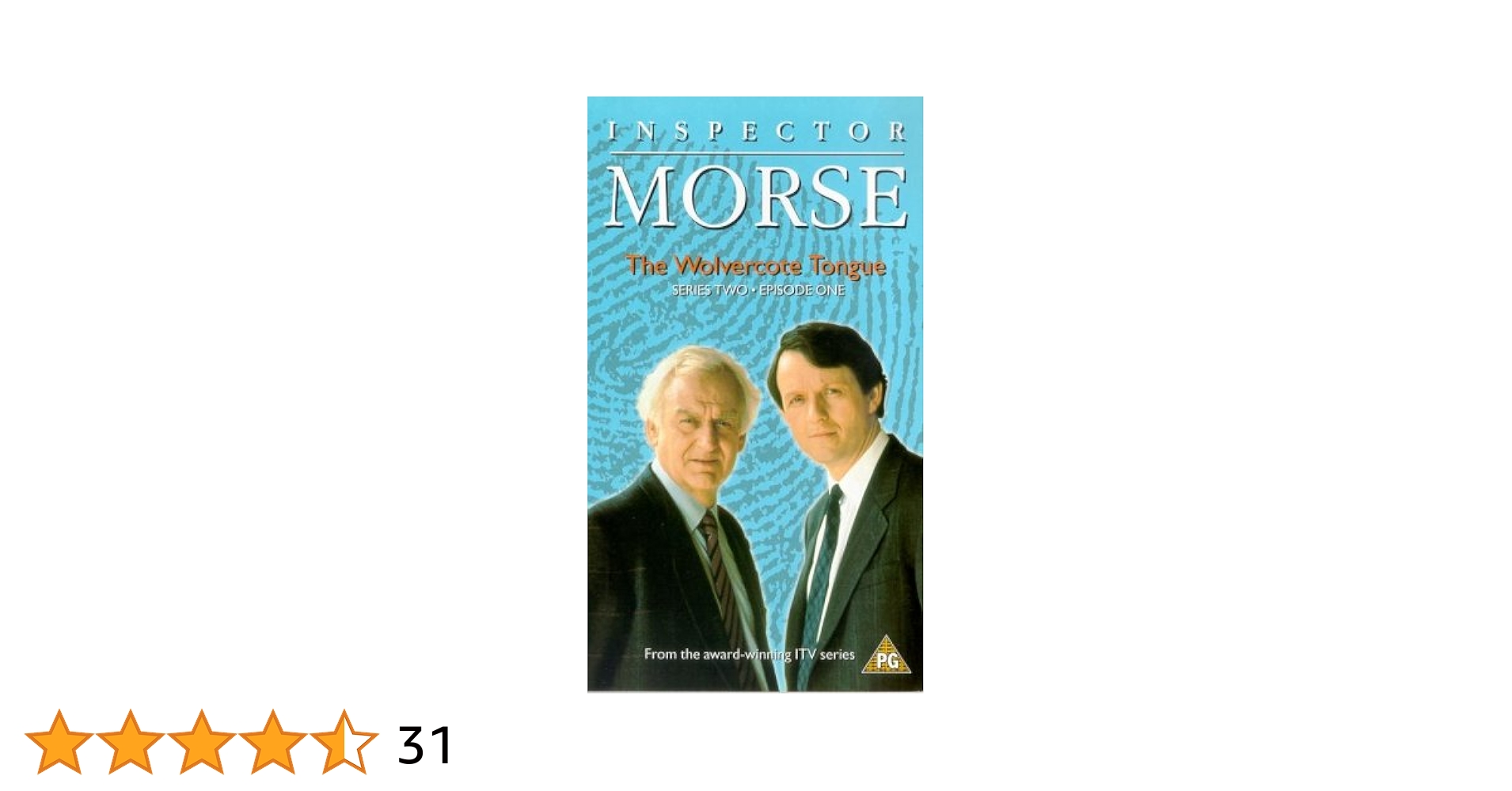Inspector Morse: The Wolvercote Tongue [VHS] : John Thaw