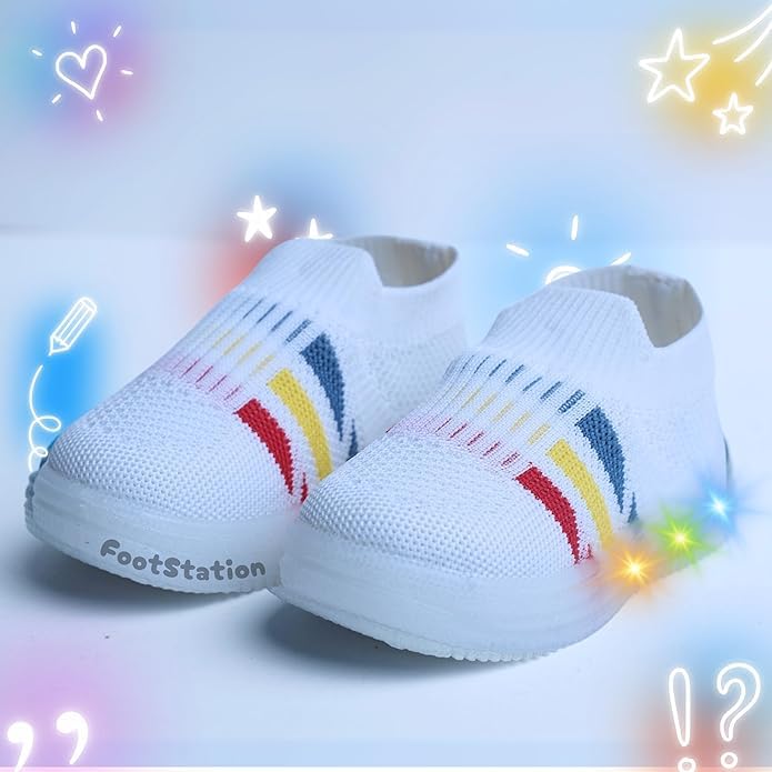 Image of Kids Slip-On LED Light Shoes, Pack of 2 (Combo)