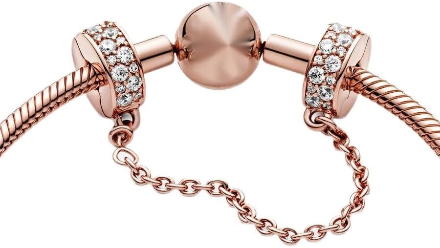 Miniatura 4 de Aiftiko - Cadena de seguridad, dije de plata de ley 925, cuentas de joyería, regalos para mujeres, pulsera y collar