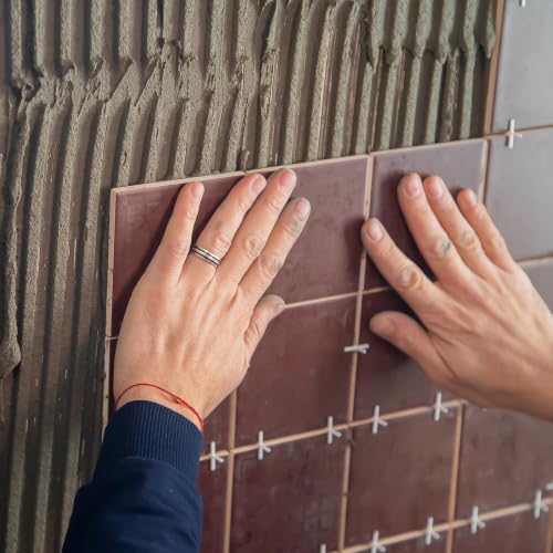 Image of 1 /12 Inch Tile Spacers, 500 Pcs 2mm Cross Tile Leveling Clips | Floor Wall Plastic Tiles Shim for Various Types of Ceramic Tiles Installation Leveling
