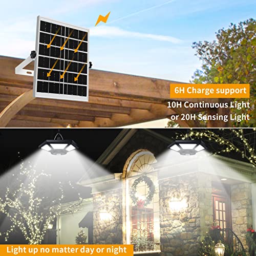 Yomisga Dual Head Solar Lights And 180Led Solar Light Bundle #TOP3