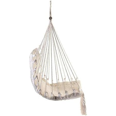Amazon.com: HI SUYI Macramé - Silla de techo para colgar bohemia, con barra  de madera, para interior, exterior, dormitorio, patio, porche, árbol :  Patio, Césped y Jardín