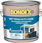 Bondex – Bondex Wetterschutz Farbe Anthrazit (RAL7016) 2,5 L für 23 m