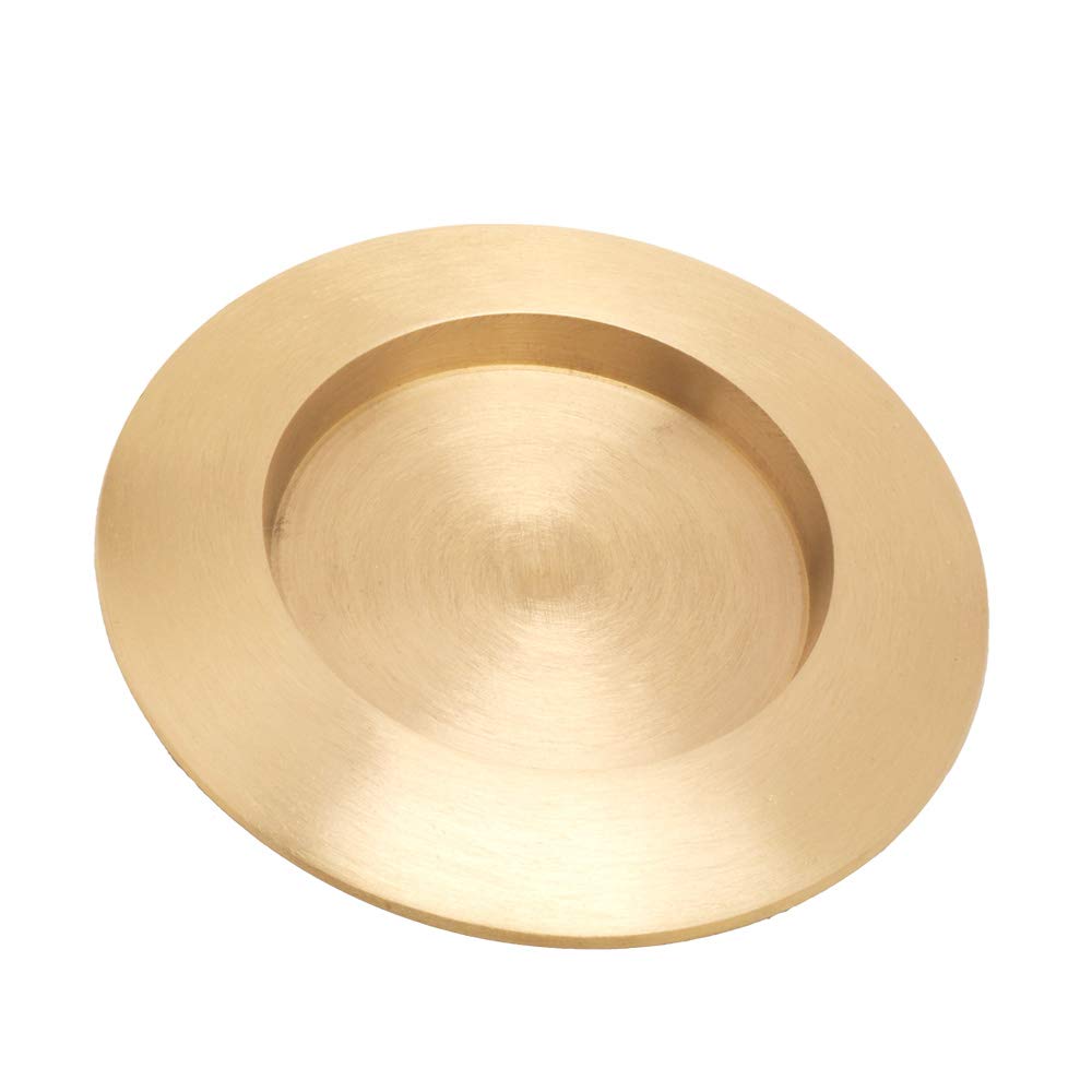 Nklaus Gold Candle Plate Ø 12Cm Aluminium Round Candle Holder Pillar Candles Communion Paper Lanterns Baptism Decoration Dishwasher Safe 2814