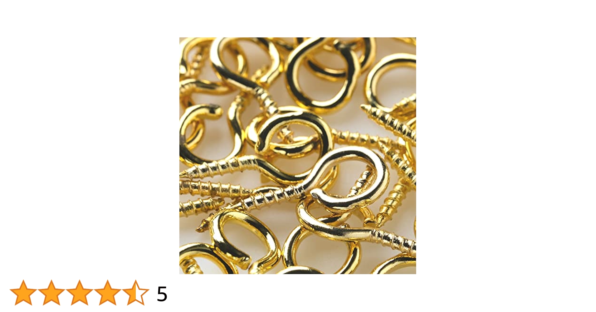 Amazon | HARU雑貨 ヒートン 13mm 約50個 金 ネジ フック