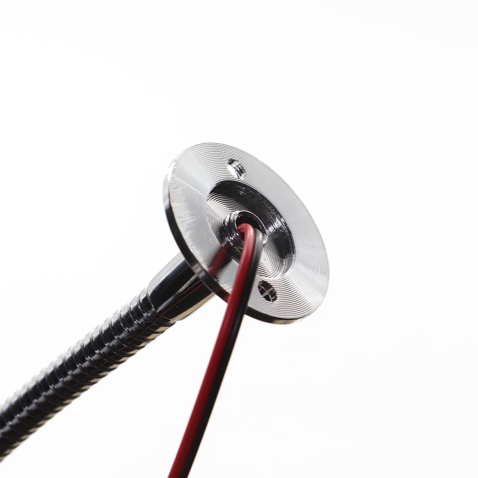 Close-up of the spotlight's mounting base