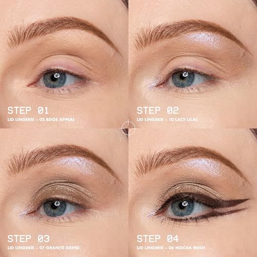 NYX PROFESSIONAL MAKEUP Lingerie Lid Lingerie Cream Eye Pigment, Eyeshadow, Up to 24H Wear, Risky Rosé, 0.2 fl oz - image 7