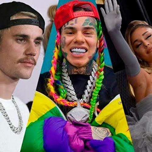 6ix9ine vs Ariana Grande y Justin Bieber, la lucha por el Billboard Hot 100