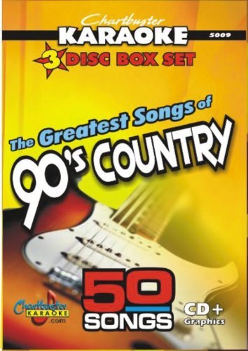 150 Greatest 90's Country CDG CD+Graphic Tracks from Chartbuster In the Style of Alan Jackson Garth Brooks Alabama 150 Greatest 90's Country CDG CD+Graphic Tracks from Chartbuster In the Style of Alan Jackson Garth Brooks Alabama