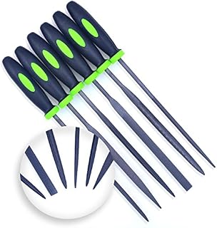 Needle File Set (HIGHEST QUALITY 6 PIECE SET) Hardened Alloy Strength Steel