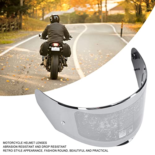Lente de capacete, viseira de capacete de motocicleta à prova de desgaste durável, proteção solar el