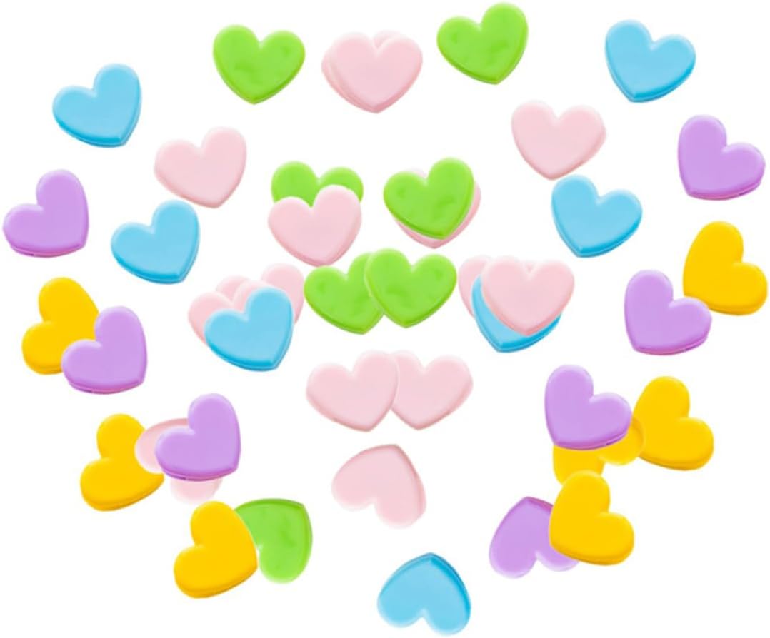 Ciieeo 25pcs Photo Decorative Clips Plastic Photo Clips Party Favor Holder Random Color