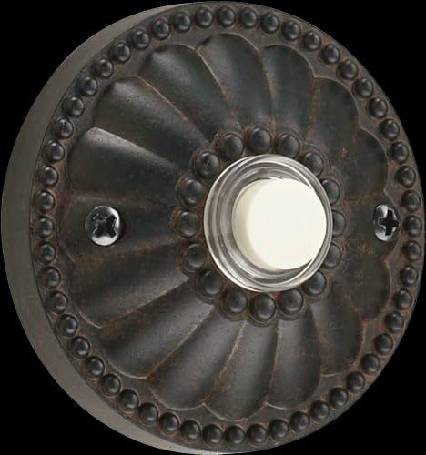Quorum International Elegant Round Door Chime Button - Toasted Sienna - 7-306-44