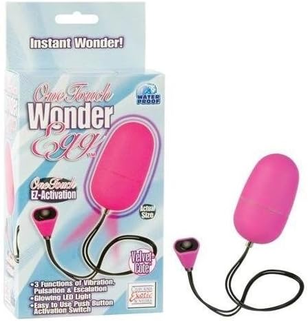 California Exotic Novelties One Touch Wonder Egg, Pink