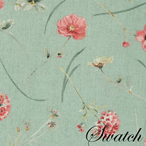 Servilletas de Tela Floral Verde Menta Set x4 miniatura 3
