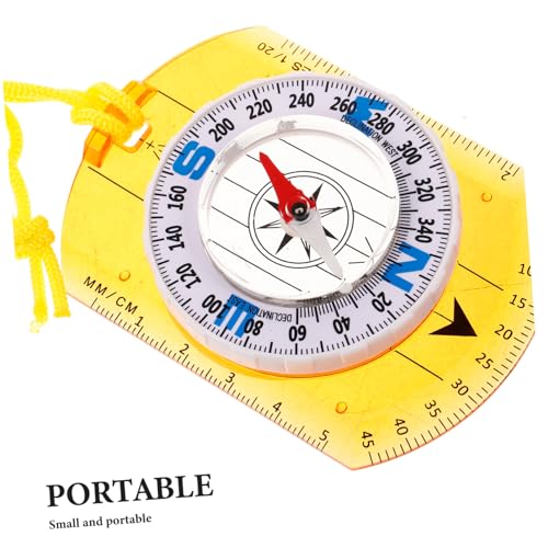 Brújula de supervivencia portátil BESPORTBLE para camping miniatura 3