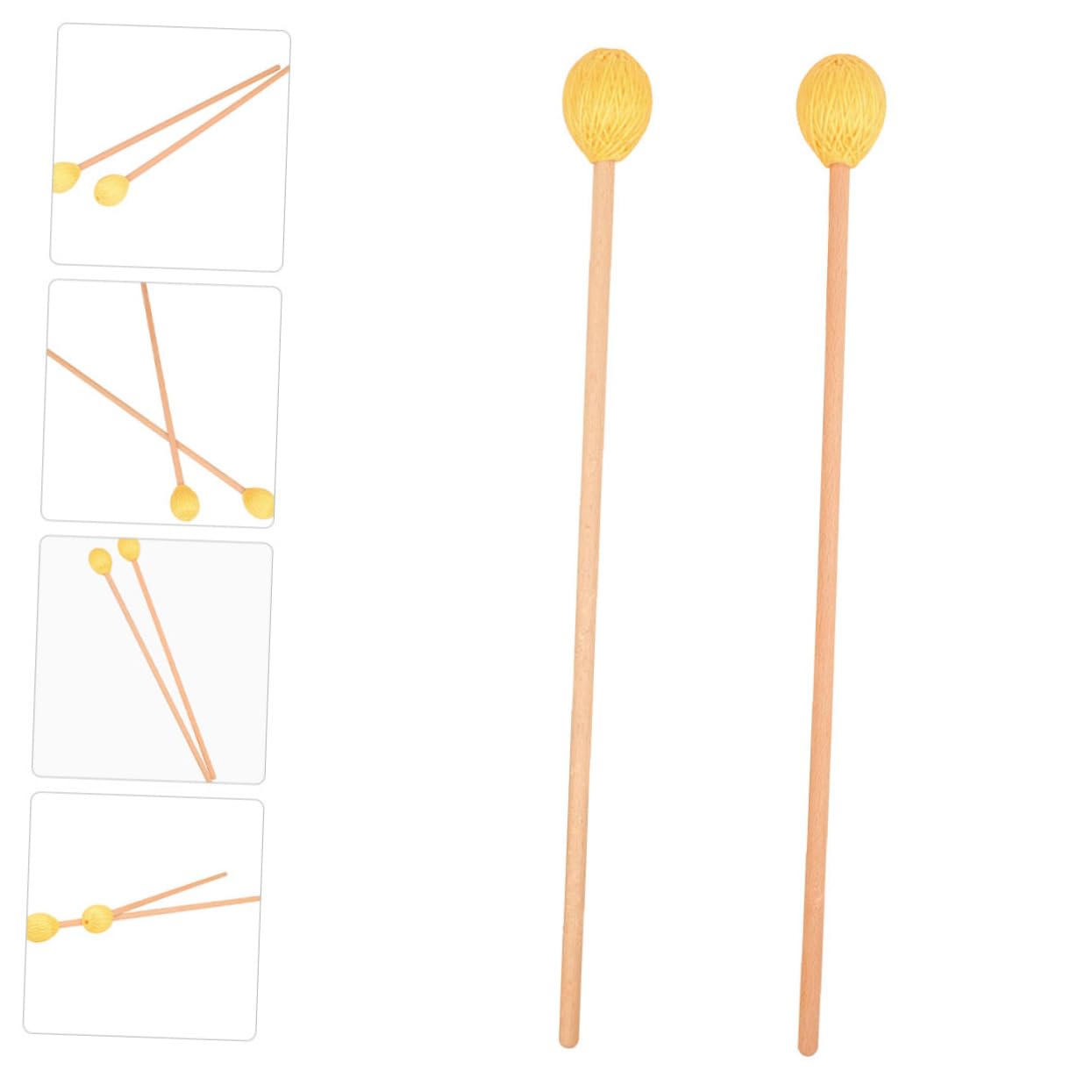 ibasenice 6piezas De Marimba Arce Palos De Percusión Para Instrumentos Diseño Ergonómico y Para Músicos y Principiantes