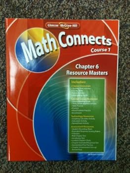 Paperback Glencoe McGraw-Hill Math Connects Course 1, Chapter 6 Resource Masters ISBN 9780078810244 Book
