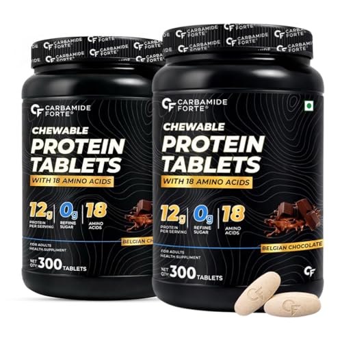 Image of Carbamide Forte Protein Chewable 300 Tablets (Pack of 2)