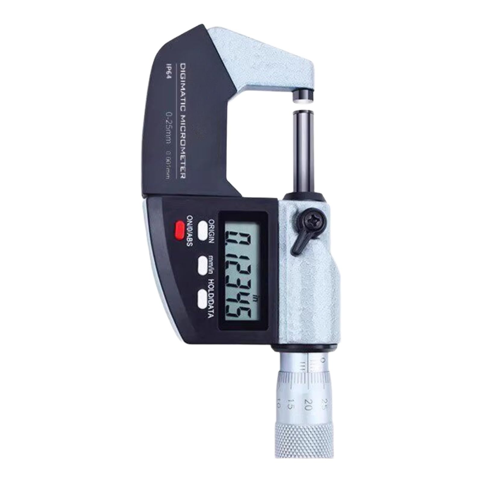 Cyfrowy mikrometr zewnętrzny, 261-101 mm, 0-25, rozdzielczość 0.001