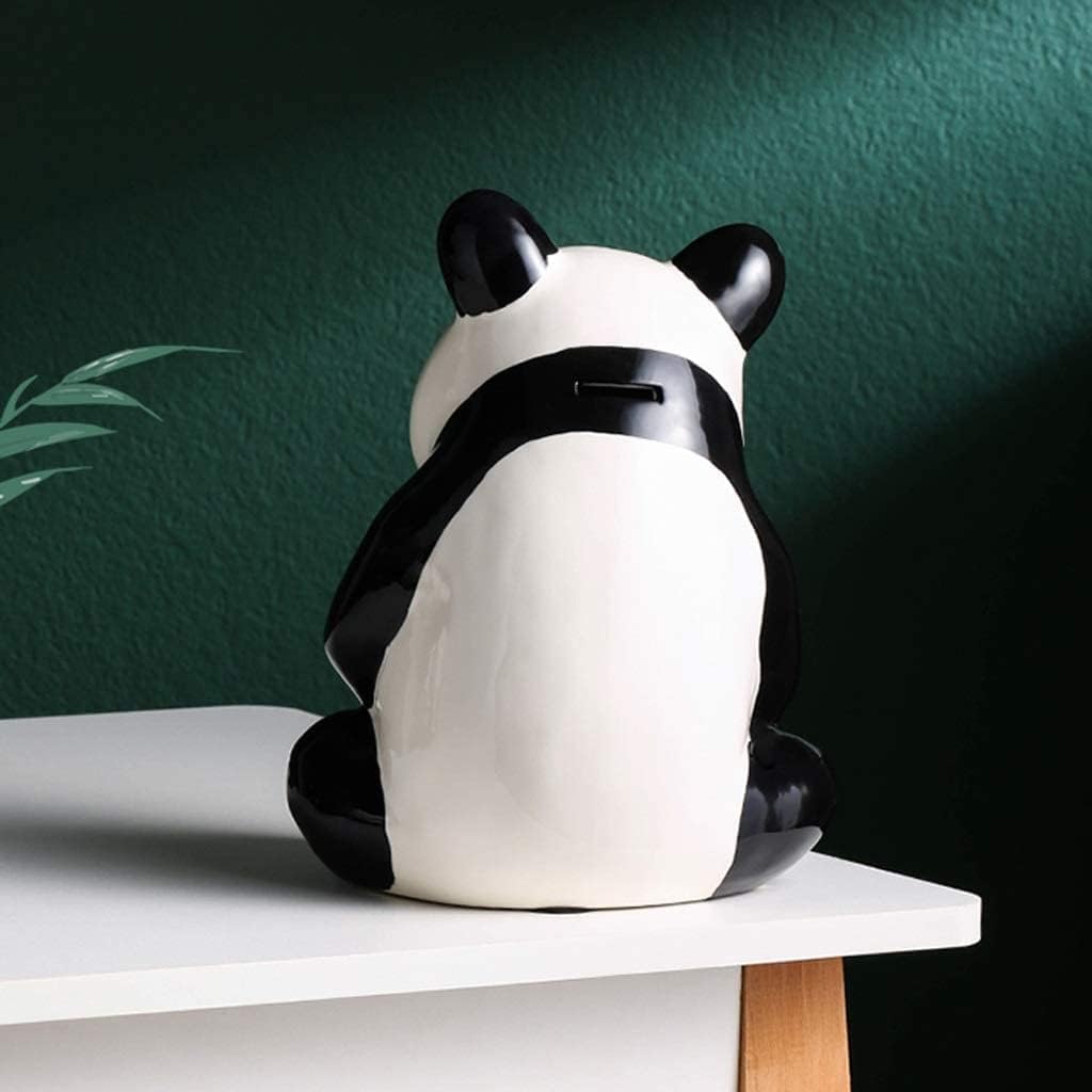 再利用可能 貯金箱セラミックパンダベア、貯金銀行コインデスクトップの装飾貯金箱クリスマスの誕生日と新年の子供たちへの贈り物 マネーバ