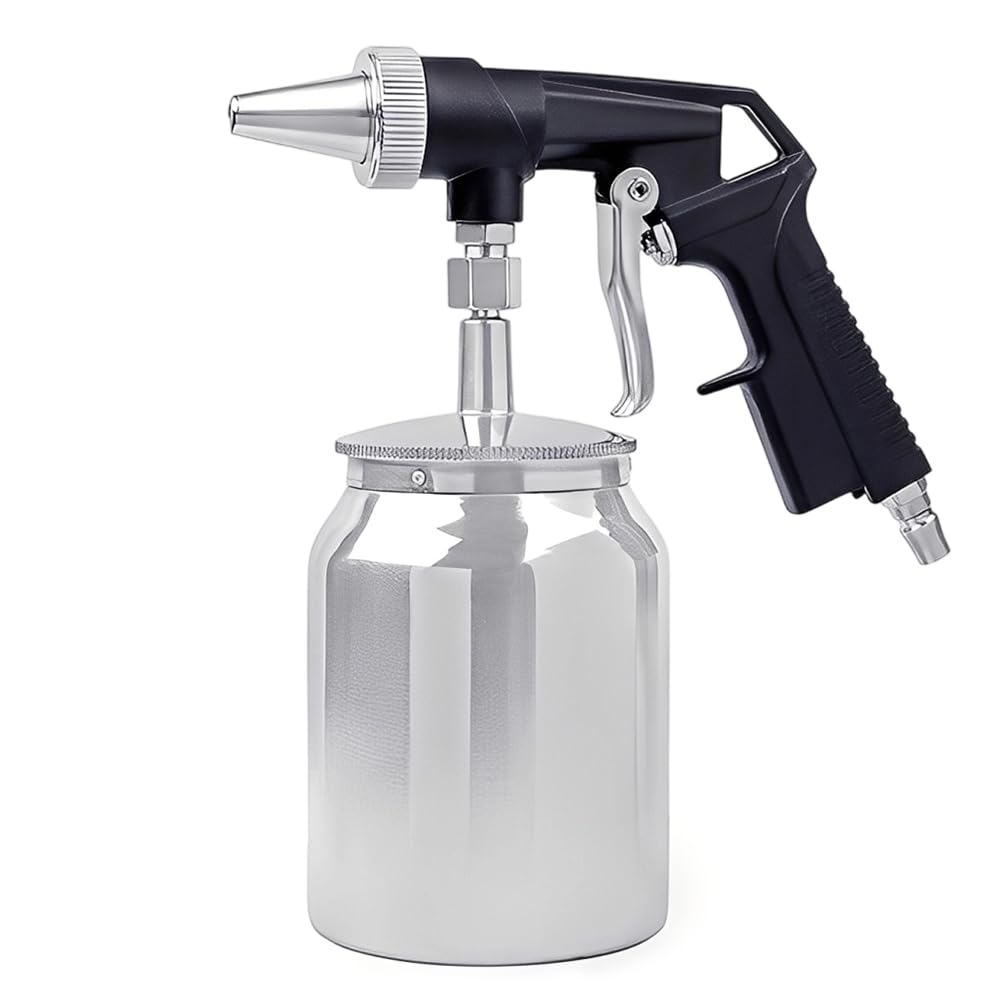 Pistola per sabbiatura ad aria compressa 6,2 bar Sandblaster 1000 Cc capacità vaso in alluminio portatile