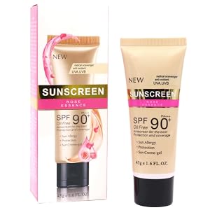 Rose Essence Protective Sunscreen - SPF 90 deeply moisturizing broad-spectrum UVA-UVB sun protection lightweight non-sticky texture