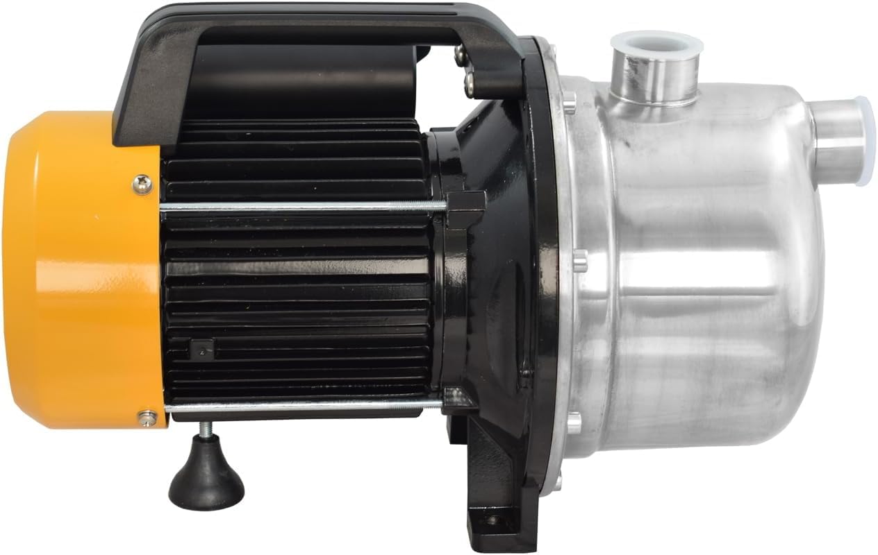ESPA LEADER Bomba de Superficie ZONDA 130S M, 1300 W, Caudal Máx 4.800 l/h, Altura 50 m, para Bombeo de Aguas Limpias, Riego por Apersión, Goteo y Equipos de Presión, Acero Inoxidable