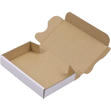 Amazon Co Jp アースダンボール ダンボール 段ボール 小型 定形外郵便 規格内 発送 10枚 白 134 24mm 0431 文房具 オフィス用品