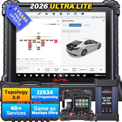 Autel MaxiCOM Ultra Lite Intelligent Scanner: 2 Years Free Update...