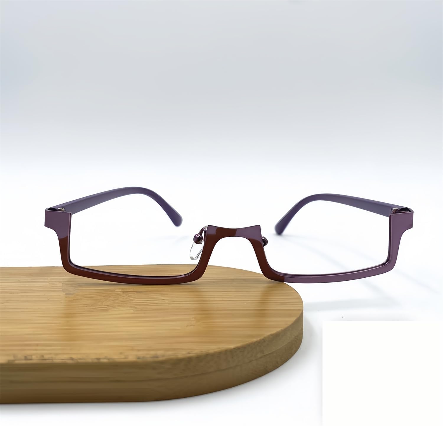 anime maki zenin fake glasses jjk Half frame glasses Props fashin glasses Props
