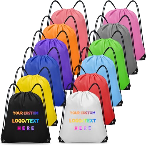 Grneric Custom Drawstring Backpacks Bulk Logo/Text,