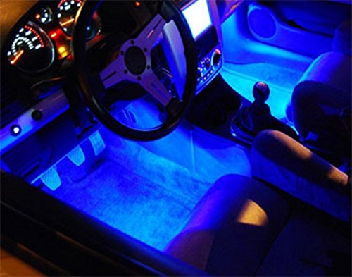 Jtech 10X 194 168 2825 T10 5-Smd Blue Led Car Lights Bulb #TOP3