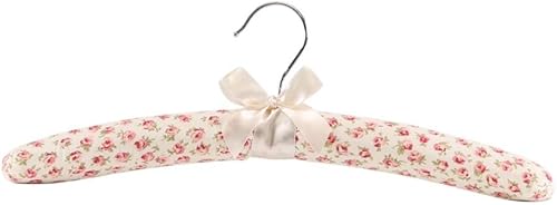 Miniatura 2 de Perchas acolchadas de algodón para ropa de mujer, perchas para suéteres florales sin golpes, perchas acolchadas para bodas, perchas de espuma gruesa