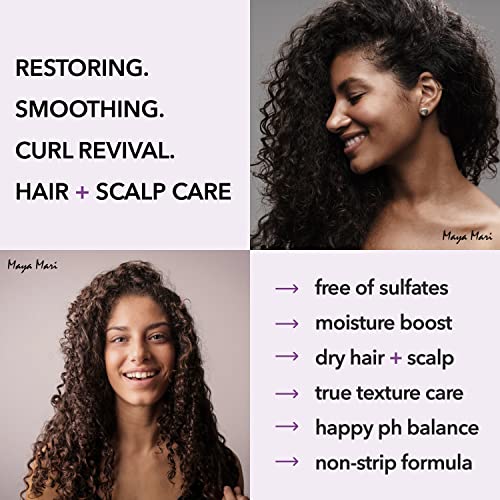 Maya Mari Castor Oil Curl Restore Conditioner - Sulfate Free Damage Repair & Moisture Seal For Dry Coarse Hair, 32 Fl Oz #TOP5