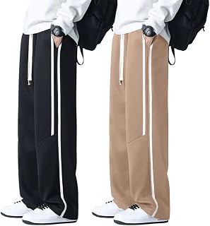 GRECIILOOKS Korean Style Track Pants for Men – Loose Fit Lycra Cargo Joggers | Trendy Gym & Streetwear Bottoms with Utilit... Price In India