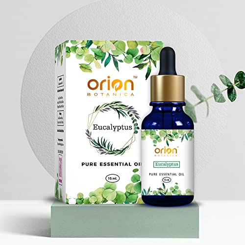 Orion Botanica Eucalyptus Pure Essential Oil For Hair And Skincare, Aromatherapy, And Home Fragrance 15ml For Rs. 229 @ 49 %