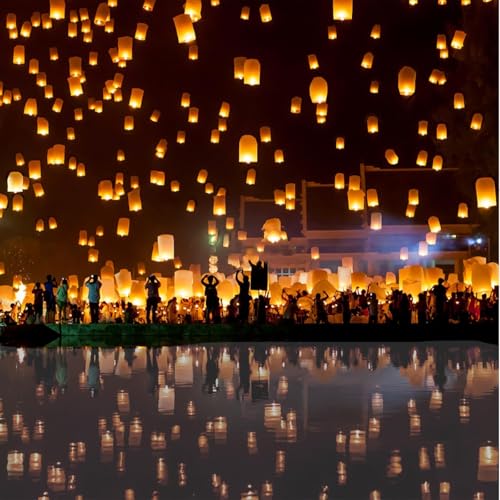 Generic 2 Pack Chinese Lantern Floating Sky Lanterns To Release In Memory And Convey Wishes thumb #6