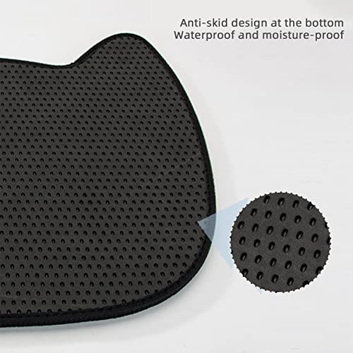 Tapete para armadilhas de lixo,Almofada de caçador de lixo de camada dupla de favo de mel - Tapetes