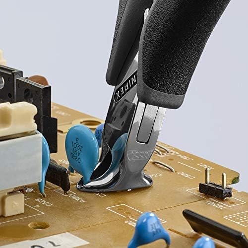 KNIPEX Elektronik-Vornschneider ESD mit Mehrkomponenten-Hüllen 120 mm, 64 32 120 ESD