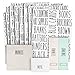 Talented Kitchen 142 Office & Crafts Organization Labels. Black on Clear Preprinted Stickers. Water Resistant, Canister & Bin Labels to Declutter Craft Closet and Work Space (Office Craft- 142 Labels)
