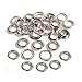 Produktbild 17mm Tüllen Ösen and Scheiben for Fabric Vorhänge Leder Banner Plane Kunst & Basteln by Trimming Shop - Silbern, Pack of 50