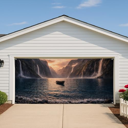 Couverture de porte de garage pour masquer les imperfections bache 397cm - 7
