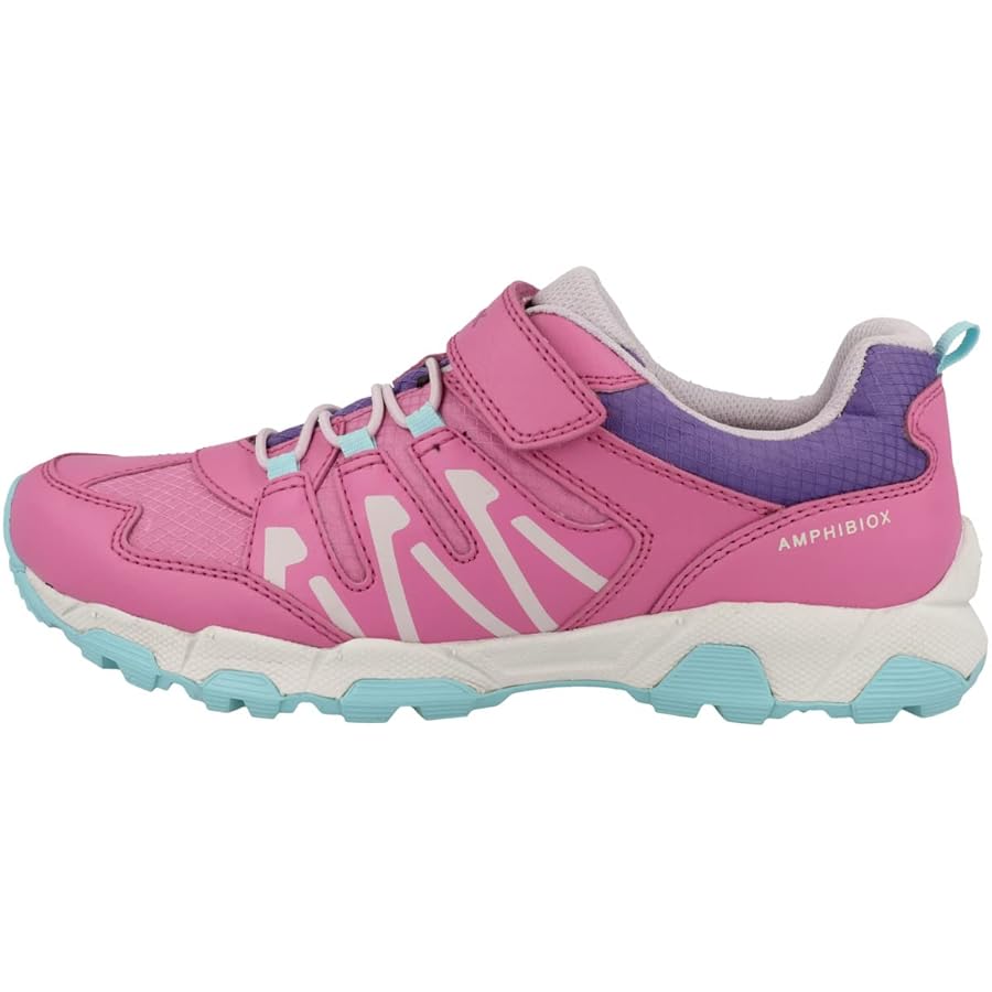 Amazon.com | Geox Girls Sneaker, Fuchsia Violet, 4 Big Kid | Sneakers