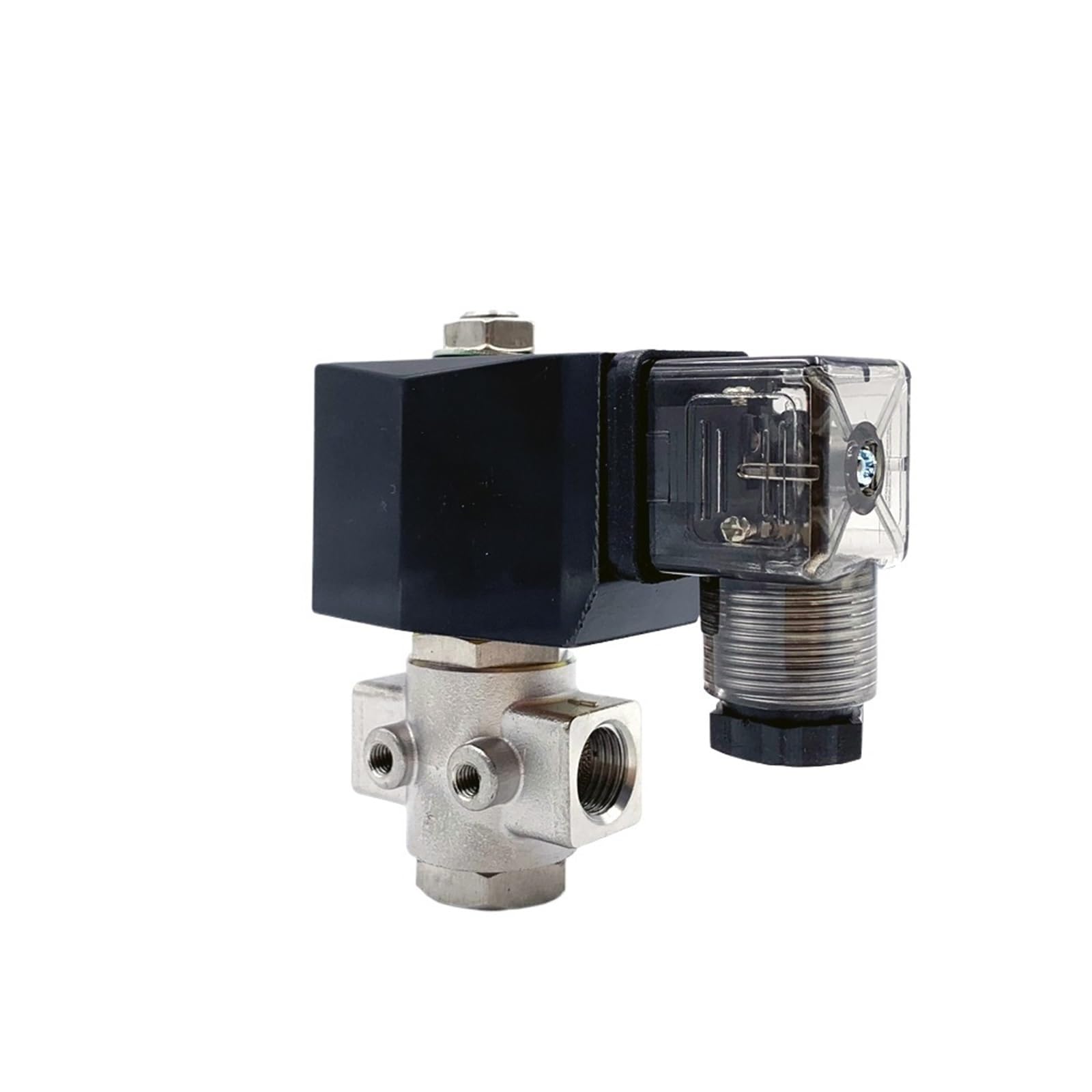 Vanne électromagnétique en acier inoxydable 1/4 pouce normalement ouverte AC110V EPDM