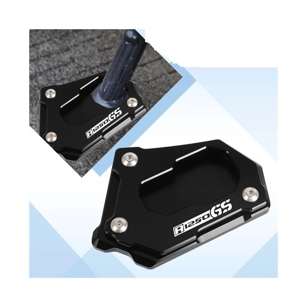 Modeer Per BMW R1250GS Rallye HP 2018-2023 (solo Per Sospensioni Sportive) Moto Supporto CNC Prolunga Cavalletto Cavalletto Laterale Pad R 1250 Gs Hp Accessori (Blu - 11